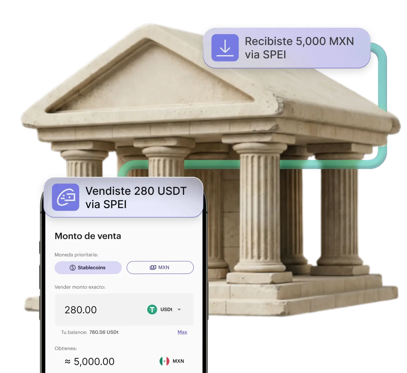 Ilustración de banca
