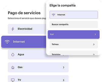 Selección de servicio en Orbi